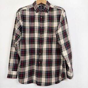 Heritage Viyella Men’s Cotton and Wool
Blend Plaid Flannel Casual Shirt Size XL